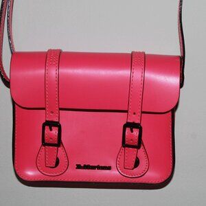 Dr. Martens 7 Inch Leather Crossbody Bag in Pink